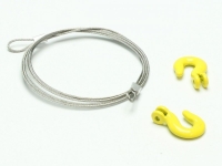 Pichler Haken (gelb) mit Stahlseil (C9230)