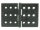 Voltmaster - Nylon hinges 39 x 26 (12 pieces)