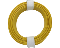 Donau Elektronik - Kupferschalt-Litze gelb 0,14mm² - 10m