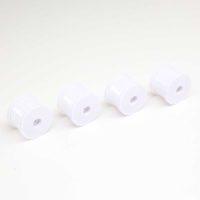 Horizon Hobby - FR/RR Wheel, White (4): Mini-T 2.0 (LOS41012)