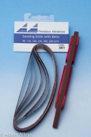 Krick - Multi Winkel Sanding-Stick + 6 Schleifbänder sortiert (AA361)