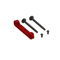 Horizon Hobby - Front Upper Suspension Mount CNC Aluminum Red (ARA330659)