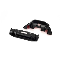 Horizon Hobby - FELONY Painted Splitter And Diffuser Black/Red (ARA410008)