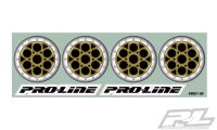 Pro-Line Showtime Bi-Metallic (silber/gold) Felgen-Dots (PRO9851-00)