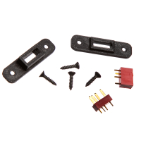 3D Print Lab - mounting frame for simprop 4-pin plug and socket