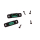 Einbaurahmen MPX Multiplex 6-polig Stecker & Buchse