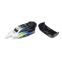 Horizon Hobby - Body, Wing, Black/White: Mini-B (LOS210020)