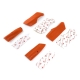 Horizon Hobby - Orange Grip Set NX6,NX8,NX10 (SPMA9612)