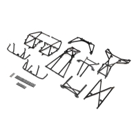 Horizon Hobby - Cage Set, Complete, Black: LMT (LOS241038)