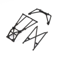 Horizon Hobby - Rear Cage and Hoop Bars, Black: LMT (LOS241044)