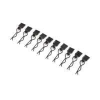 Horizon Hobby - Body Clips, Black, Small (10): LMT (LOS246003)