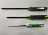 Xceed - Flat head screwdriver set 3.0 & 5.0 + exhaust spring / caste (XCE106354-M)