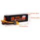 Spektrum - 1800mAh 6S 22.2V Smart LiPo Battery G2 IC3 - 50C