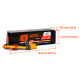 Spektrum - 4000mAh 6S 22.2V Smart LiPo Battery G2 IC5 - 50C