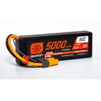 Spektrum - 5000mAh 2S 7.4V Smart G2 LiPo Hardcase IC5 - 50C