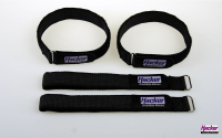 Hacker - Velcro strap rubberized 25x400mm (pack of 4)