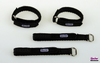 Hacker - Velcro strap rubberized 10x150mm (pack of 4)