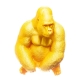 3D Print Lab - sitzender Buddha Gorilla - 175mm