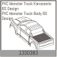 Absima - PVC Monster Truck Karosserie 6S Design (1330383)