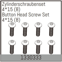 Absima - Zylinderschraubenset 4*15 (8 St.) (1330333)