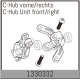 Absima - C-Hub vorne/rechts (1330332)