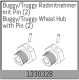 Absima - Buggy/Truggy Radmitnehmer mit Pin (2 St.) (1330328)