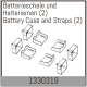 Absima - Batterieschale und Halteriemen (2 St.) (1330319)