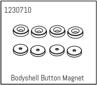 Absima - Karosserie-Knopfmagnet (4 St.) - Khamba (1230710)