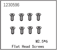 Absima - Senkkopfschraube M2.5*6 (8 St.) (1230596)