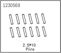 Absima - Pins 2.5*12 (12 St.) (1230569)