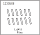 Absima - Pins 1.6*11 (12 St.) (1230568)