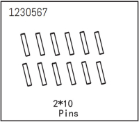 Absima - Pins 2*10 (12 St.) (1230567)