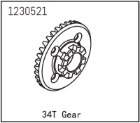 Absima - Differentialgetriebe 34Z (1230521)