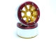 MT - Beadlock Wheels HAMMER gold/rot 1.9 (2 St.) ohne Radnabe (MT5040GOR)