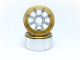 MT - Beadlock Wheels HAMMER silber/gold 1.9 (2 St.) ohne Radnabe (MT5040SGO)