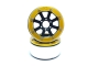 MT - Beadlock Wheels HAMMER schwarz/gold 1.9 (2 St.) ohne Radnabe (MT5040BGO)
