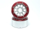 MT - Beadlock Wheels GEAR silber/rot 1.9 (2 St.) ohne Radnabe (MT5030SR)