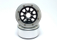 MT - Beadlock Wheels GEAR schwarz/silber 1.9 (2 St.) ohne Radnabe (MT5030BS)