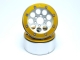 MT - Beadlock Wheels GUN silber/gold 1.9 (2 St.) ohne Radnabe (MT5020SGO)