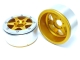 MT - Beadlock Wheels SIXSTAR gold/silber 1.9 (2 St.) ohne Radnabe (MT5010GOS)