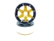 MT - Beadlock Wheels SIXSTAR gold/schwarz 1.9 (2 St.) ohne Radnabe (MT5010GOB)