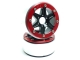 MT - Beadlock Wheels SIXSTAR schwarz/rot 1.9 (2 St.) ohne...