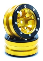 MT - Beadlock Wheels PT- Claw Gold/Schwarz 1.9 (2 St.) (MT0060GOB)