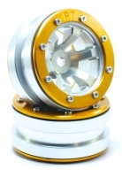 MT - Beadlock Wheels PT- Claw Silber/Gold 1.9 (2 St.) (MT0060SGO)