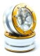 MT - Beadlock Wheels PT- Wave Silber/Gold 1.9 (2 St.) (MT0070SGO)