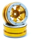 MT - Beadlock Wheels PT- Wave Gold/Silber 1.9 (2 St.) (MT0070GOS)