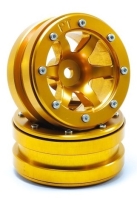 MT - Beadlock Wheels PT- Wave Gold/Gold 1.9 (2 St.) (MT0070GOGO)