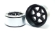 MT - Beadlock Wheels SIXSTAR schwarz/silber 1.9 (2 St.) ohne Radnabe (MT5010BS)