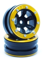 MT - Beadlock Wheels PT- Claw Schwarz/Gold 1.9 (2 St.) (MT0060BGO)