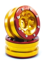 MT - Beadlock Wheels PT- Ecohole Gold/Rot 1.9 (2 St.) (MT0050GOR)